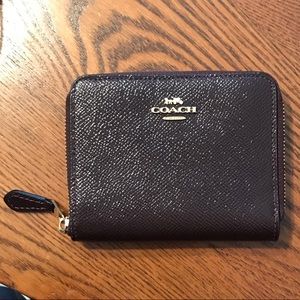 Small Zip Around Coach Wallet